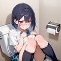 駅のトイレで 2枚目