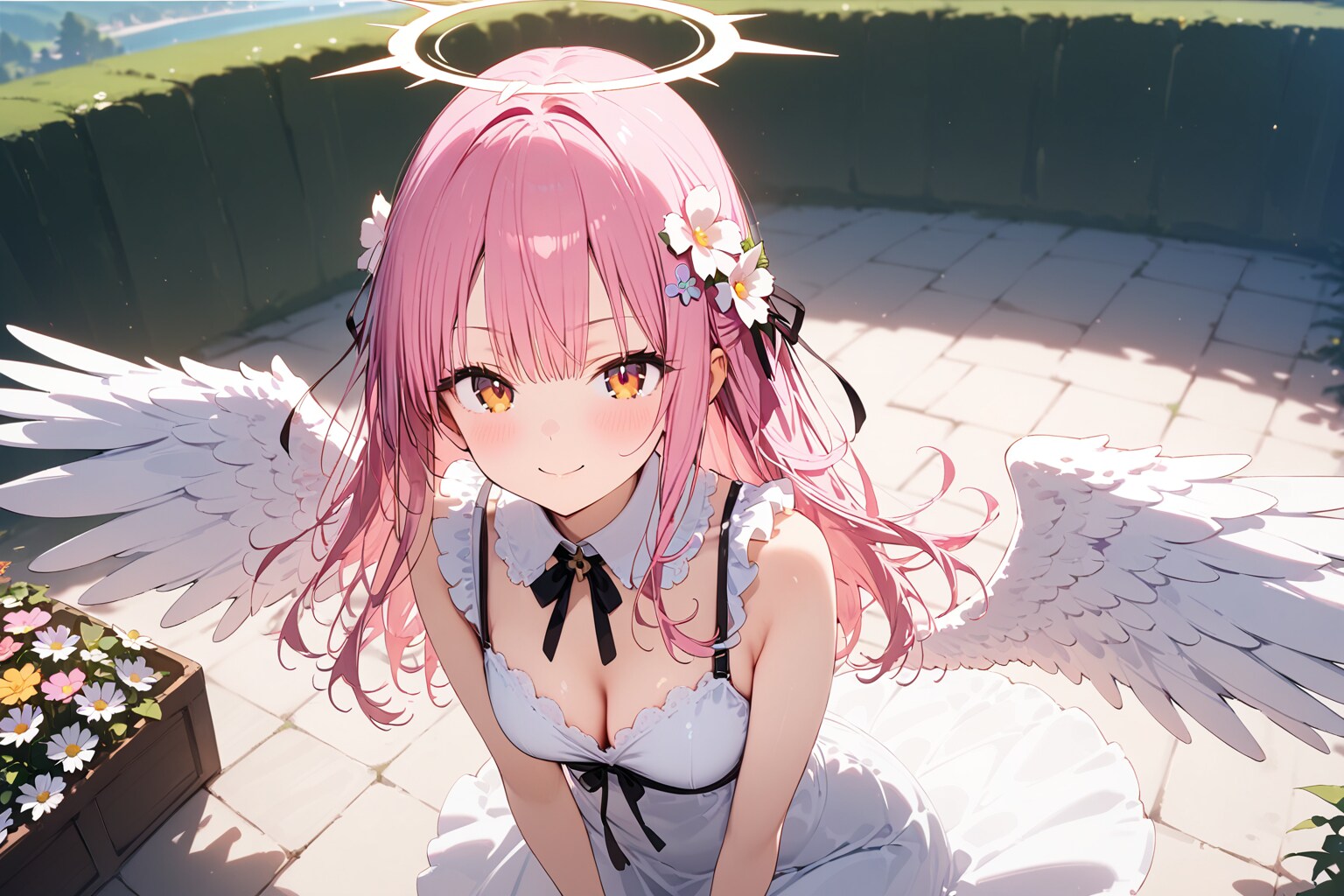 天使さん頑張ります（HALO） | の人気AIイラスト・グラビア