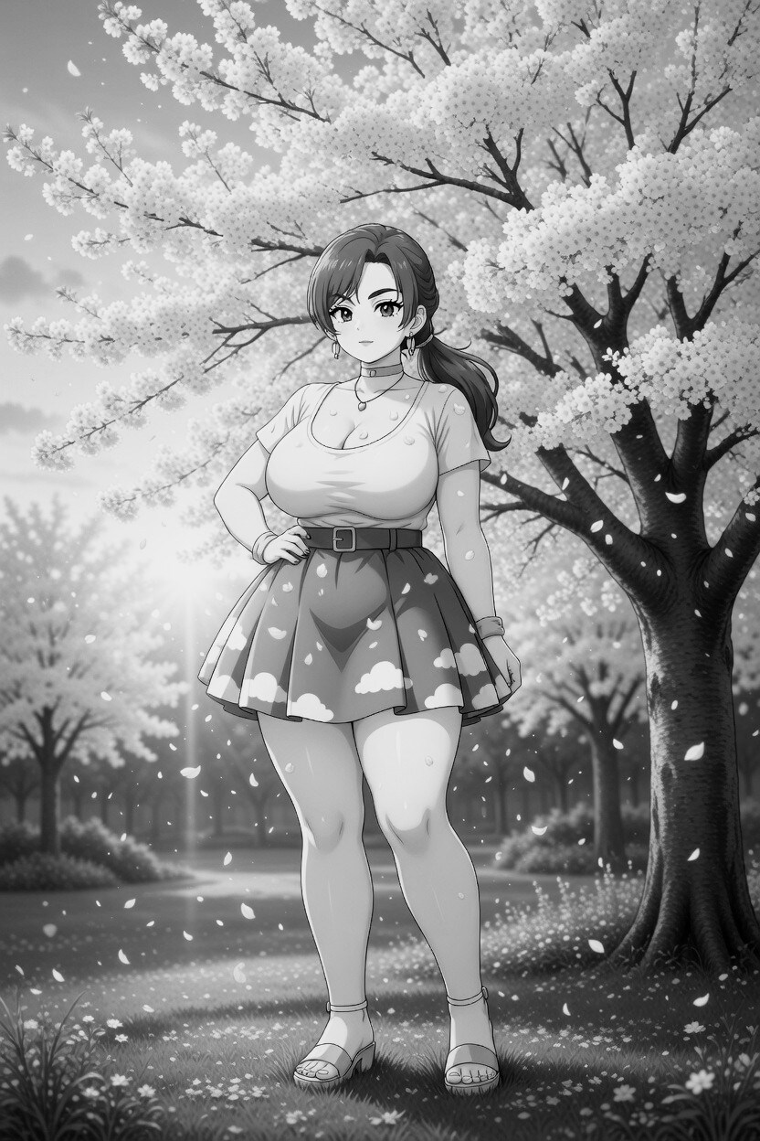 「 春風ガールのムチムチ桜日和 」