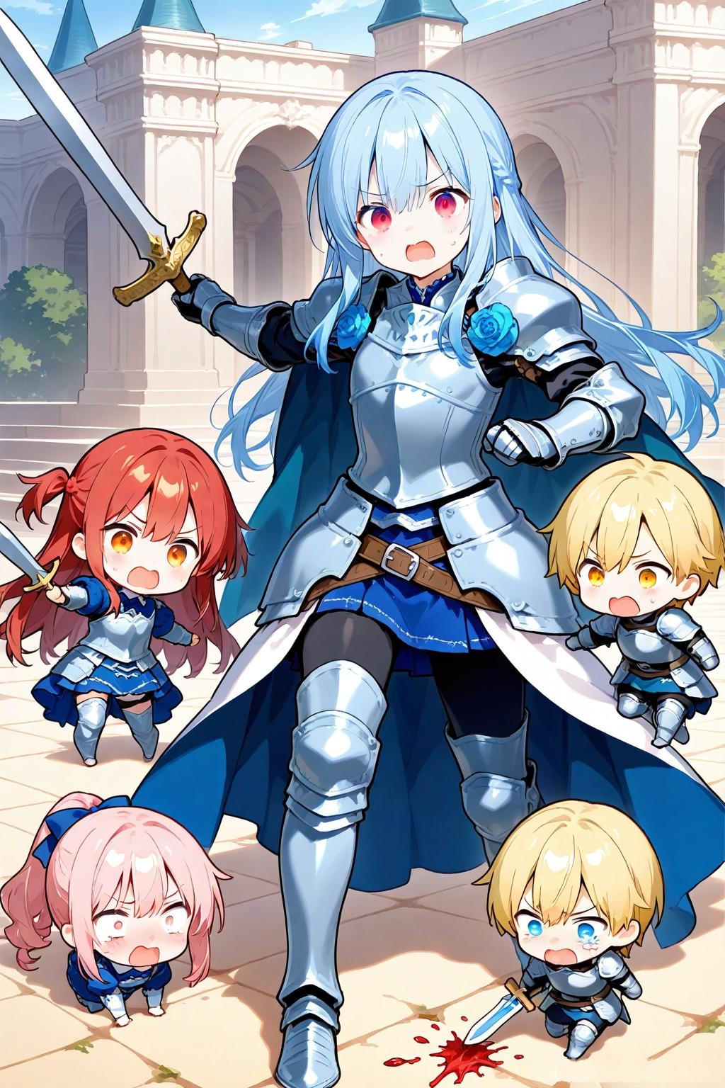 ちびキャラと女騎士