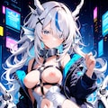 シルバードラゴン娘ちゃん 2枚目