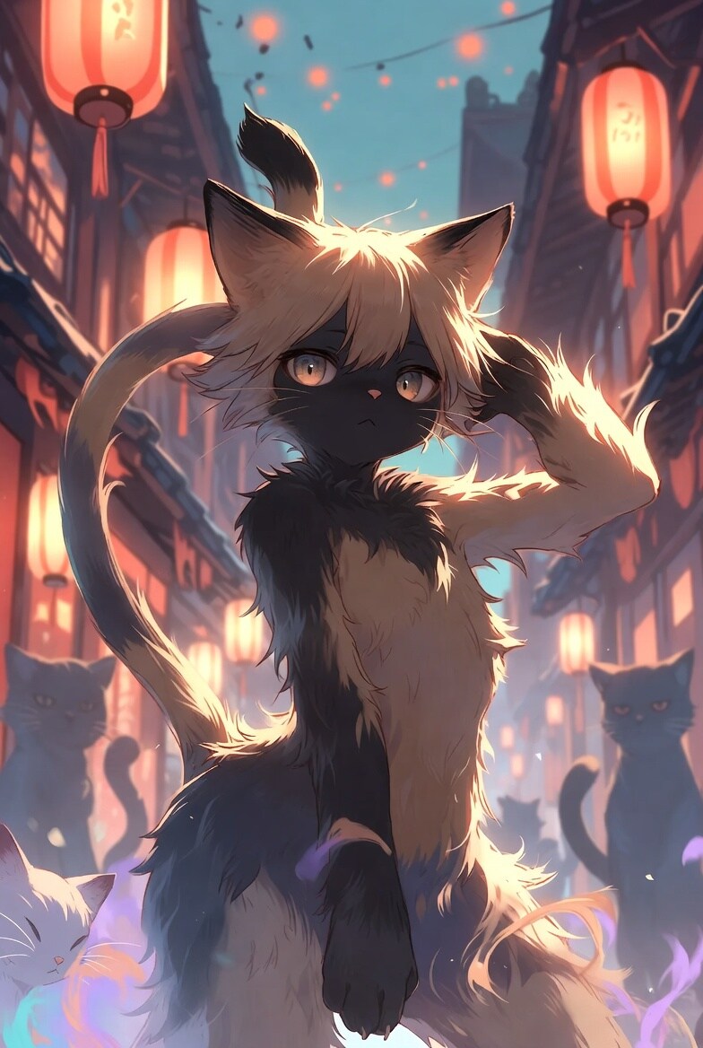 猫又さん | の人気AIイラスト・グラビア