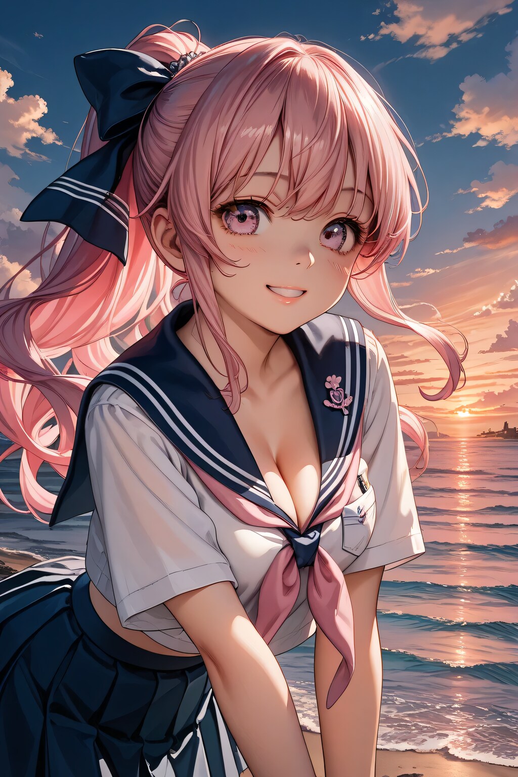 ピンクポニテちゃん💓