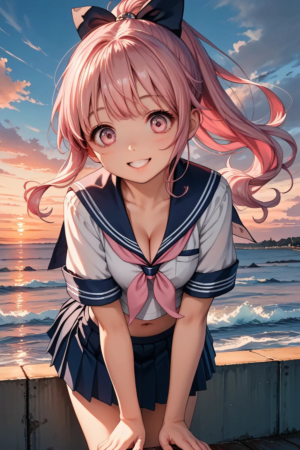 ピンクポニテちゃん💓