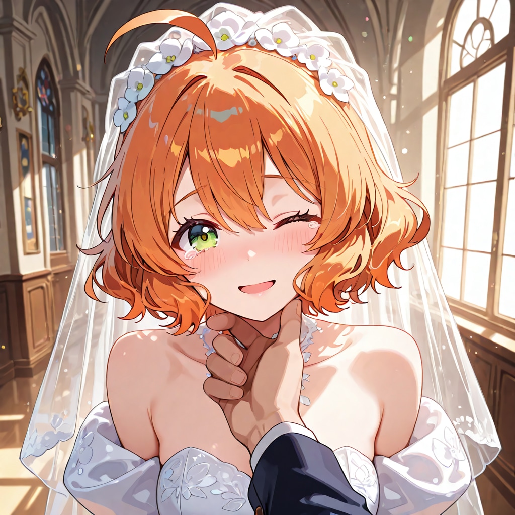 チャペルで顎クイ