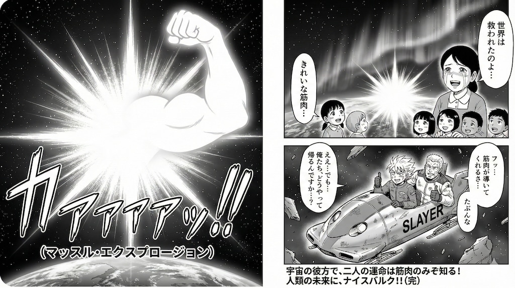 腹筋崩壊ボブスレー漫画（完）