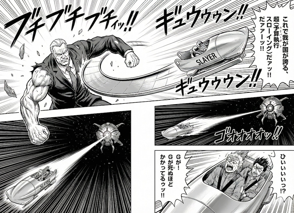 腹筋崩壊ボブスレー漫画（完）