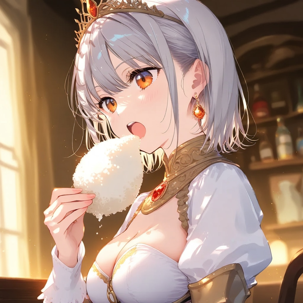 レオーネ、はじめてのおにぎり