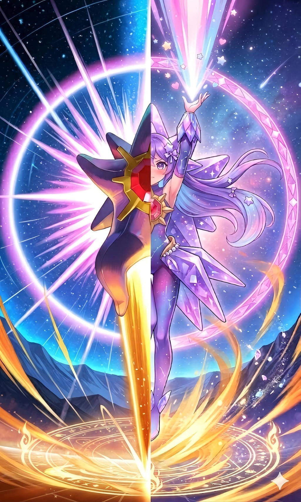 メガスターミー擬人化してみた