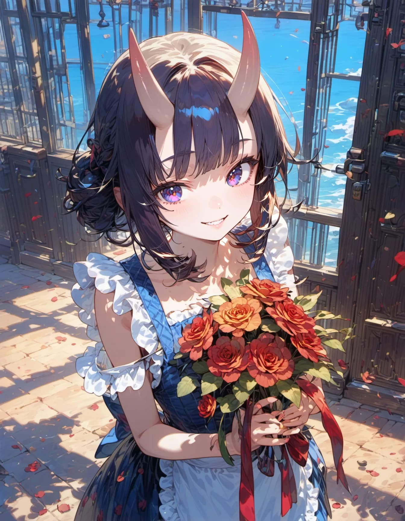 Roses for the Horned Maiden | の人気AIイラスト・グラビア