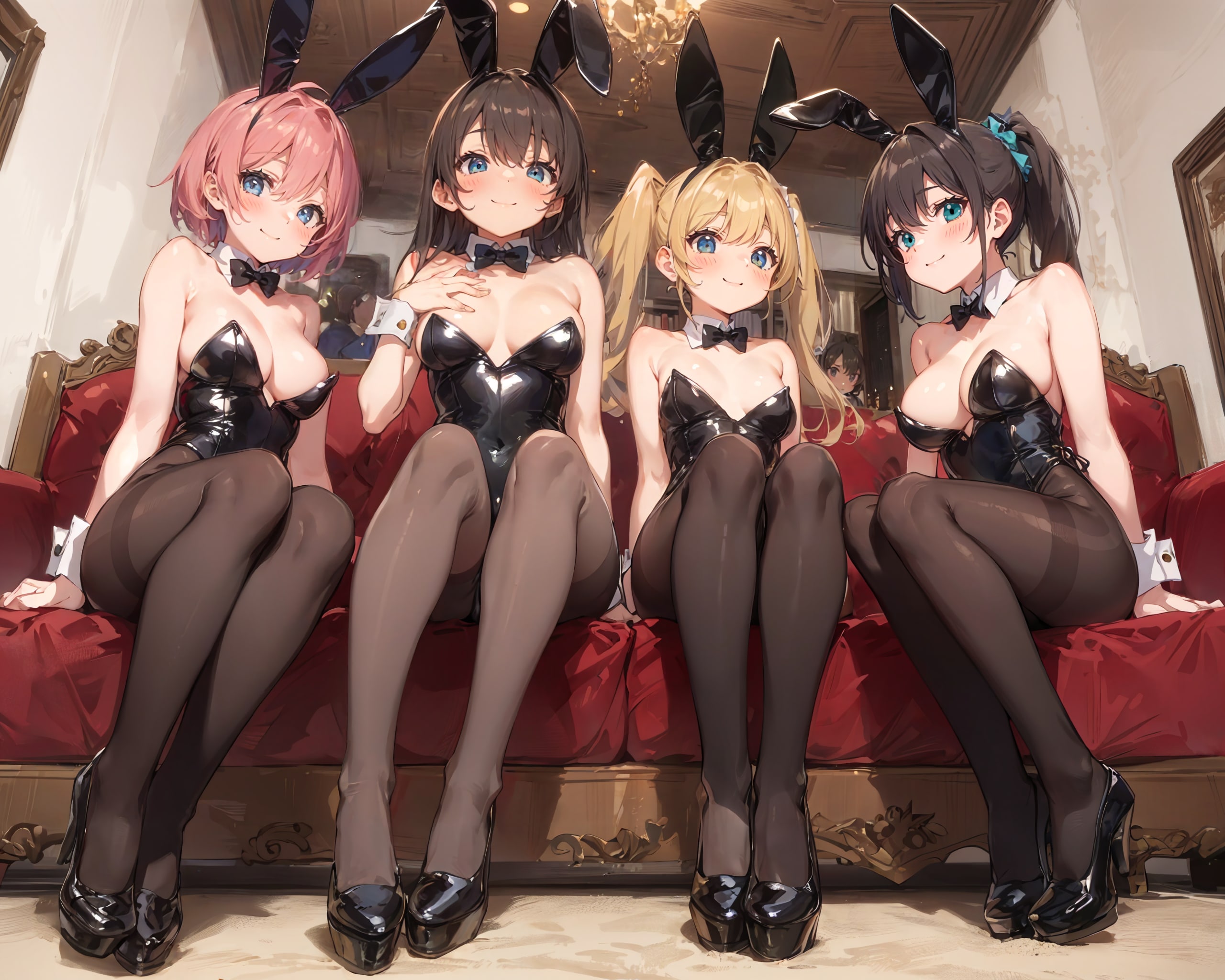 バニーガールズのおみあし