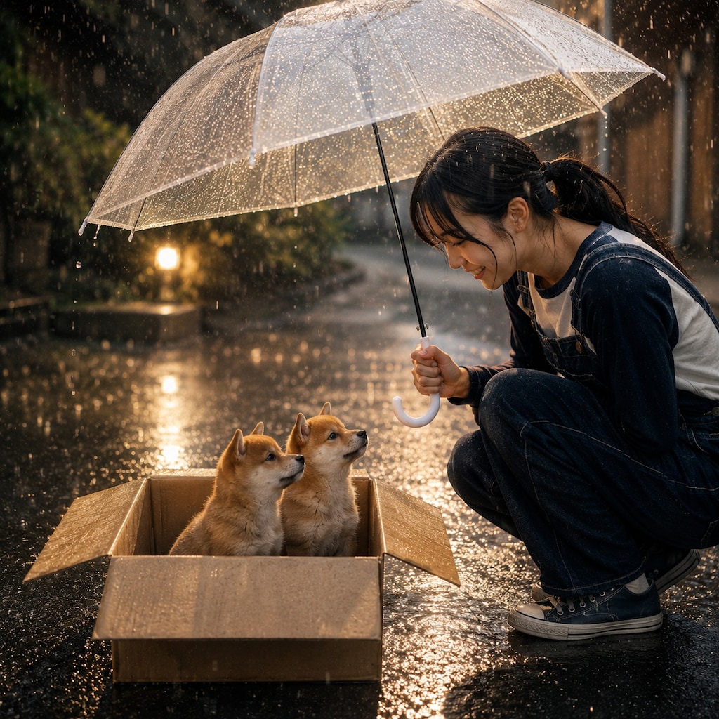 ごめんね…傘借りるわね