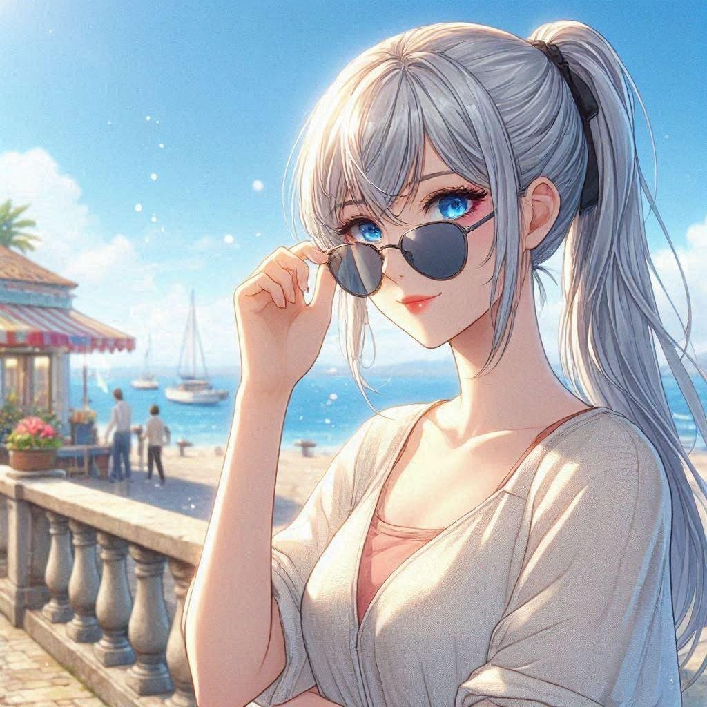 夏コーデな香澄さん