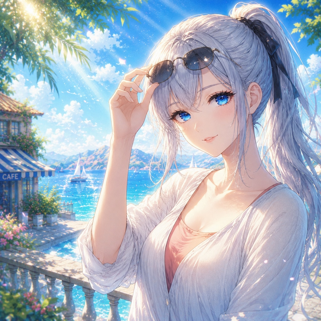 夏コーデな香澄さん