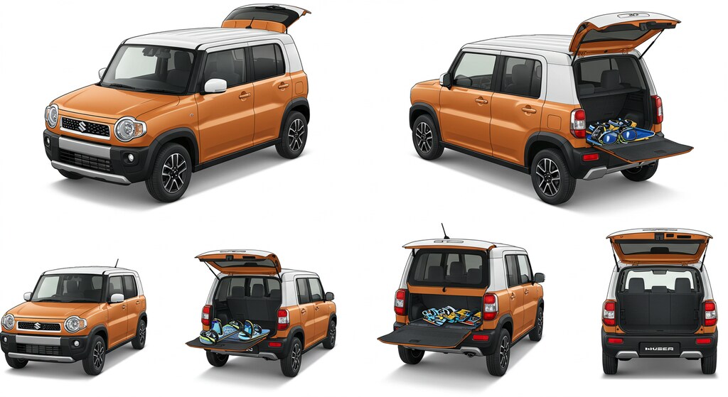 スズキハスラー　カタログ風