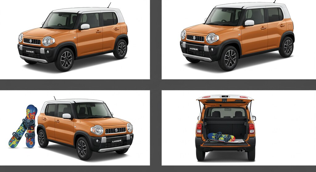 スズキハスラー　カタログ風