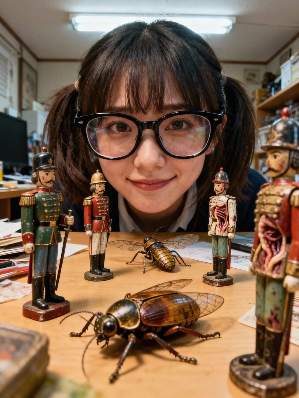 Transforming living creatures into dolls