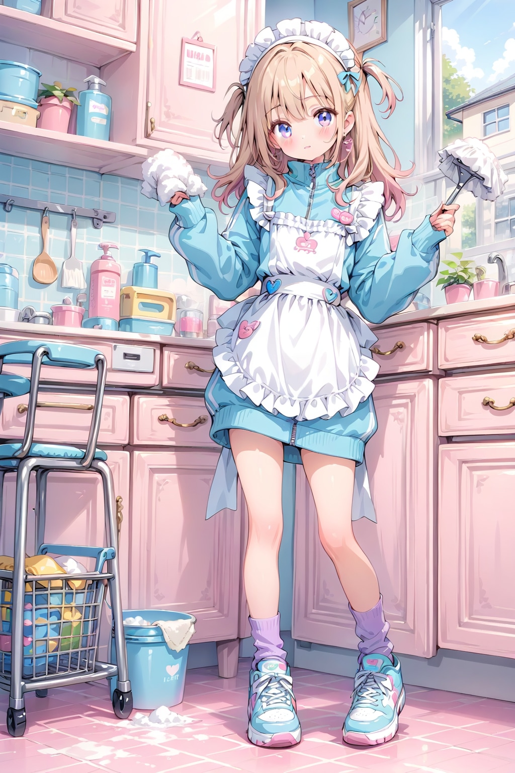 ジャージメイドさん | の人気AIイラスト・グラビア