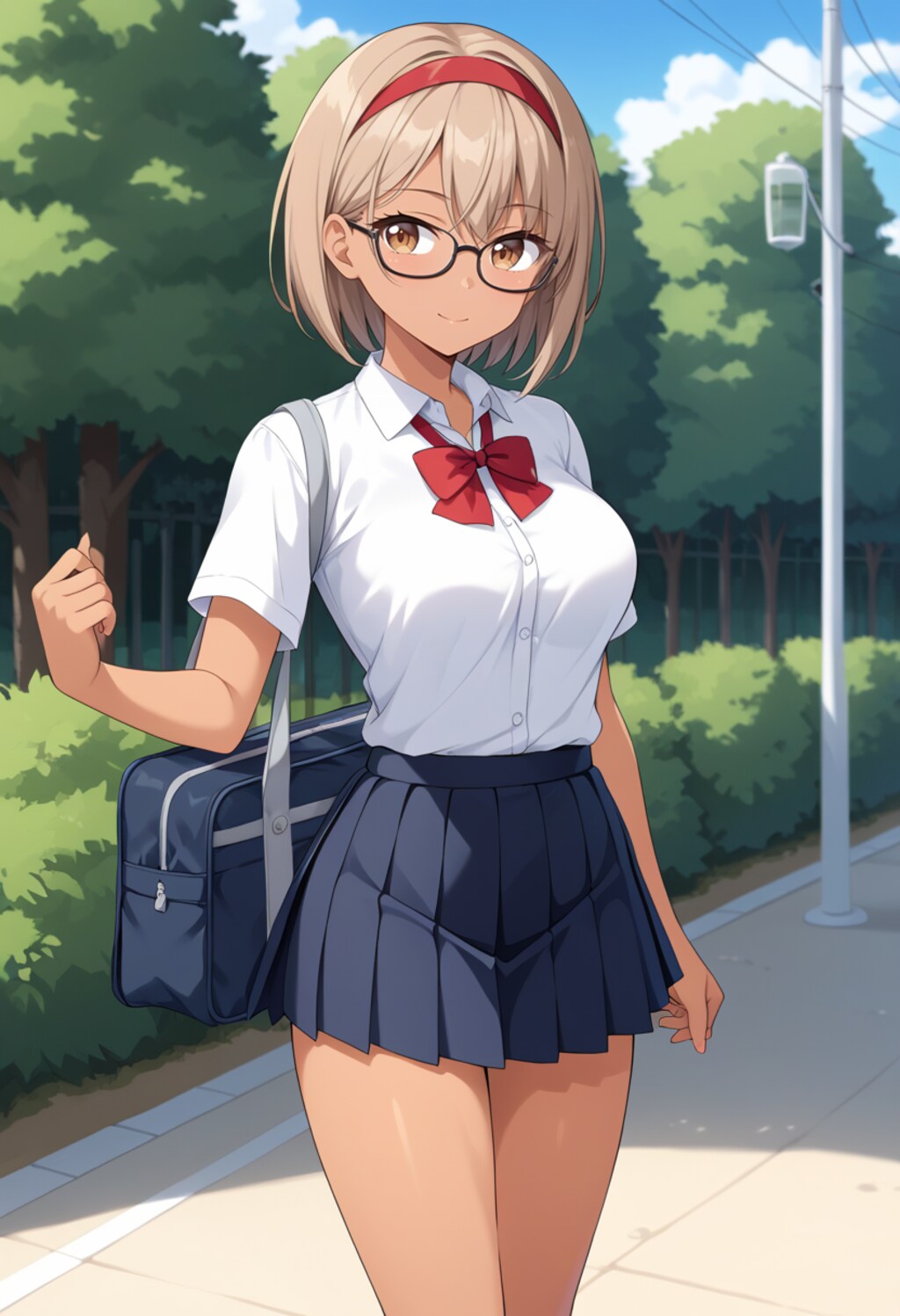 休み明け智美