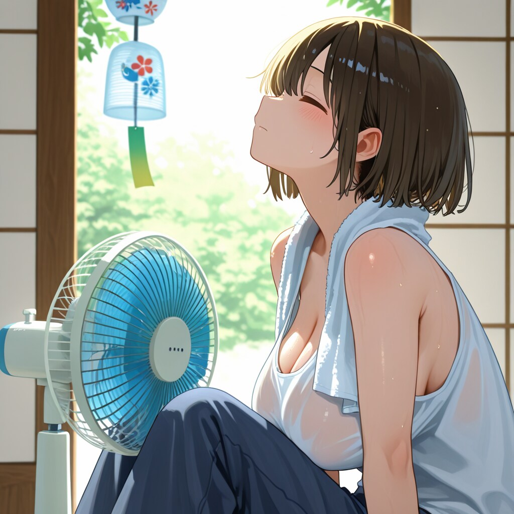 タンクトップおねーさん