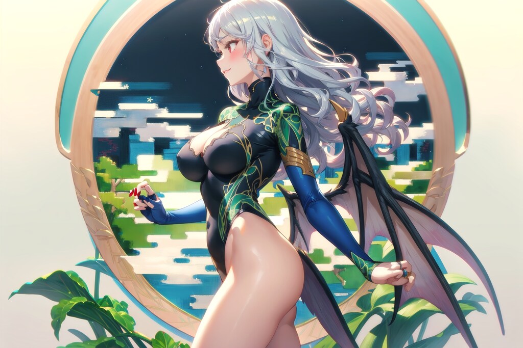 ＳＦチックなレオタードで