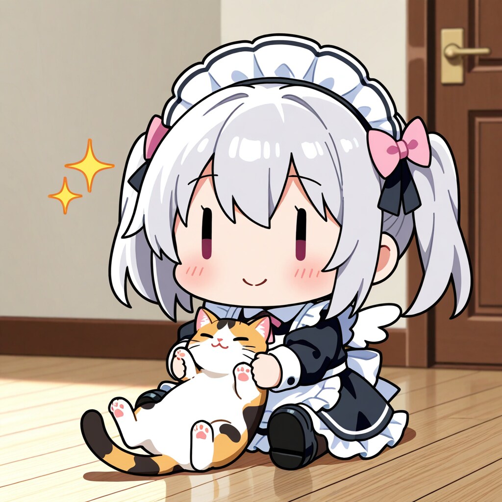 猫とチビメイドさん