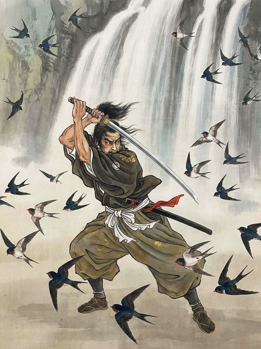 佐々木小次郎燕返開眼之図 | の人気AIイラスト・グラビア