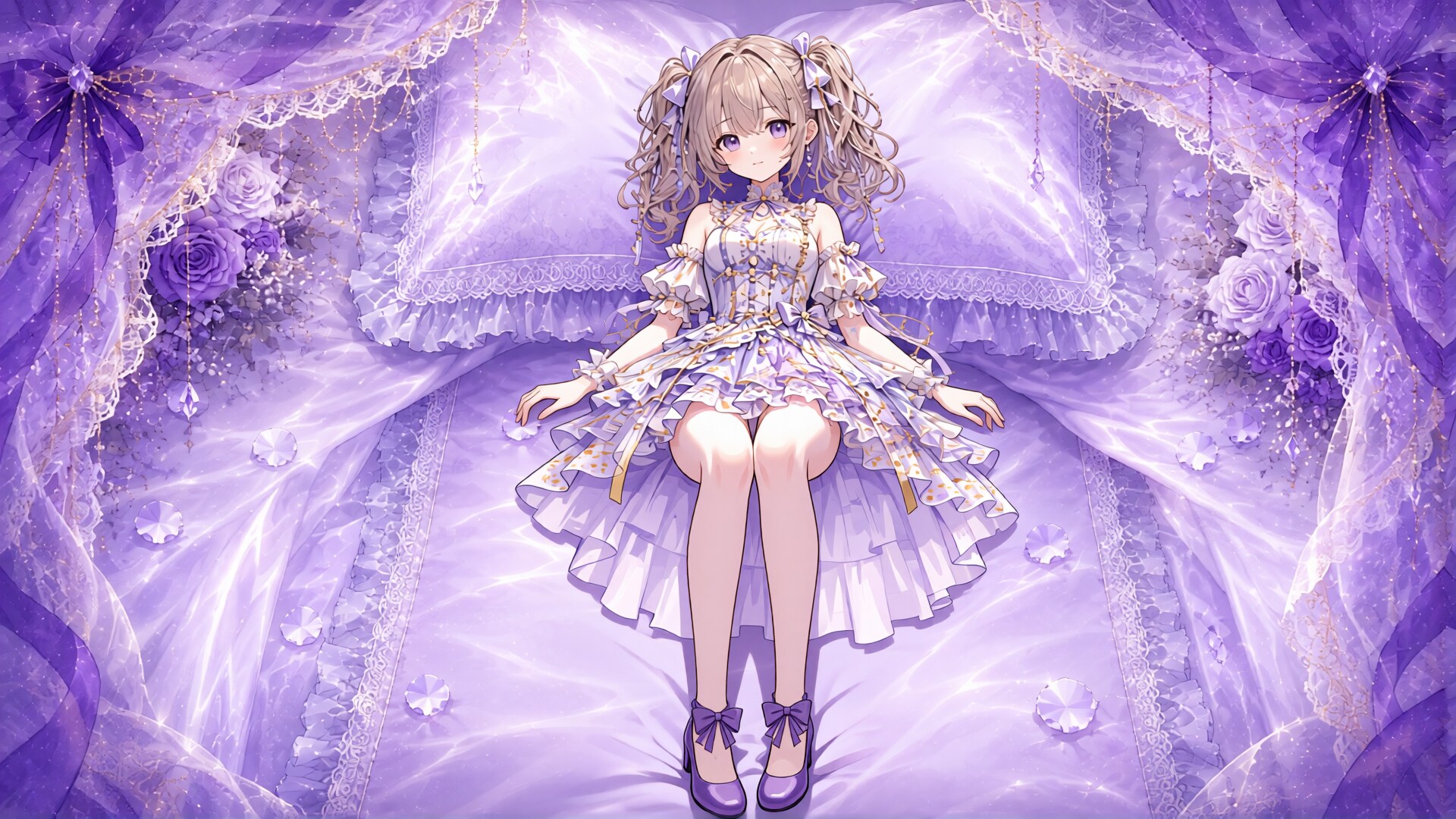 茶髪少女とドレス　その8-1