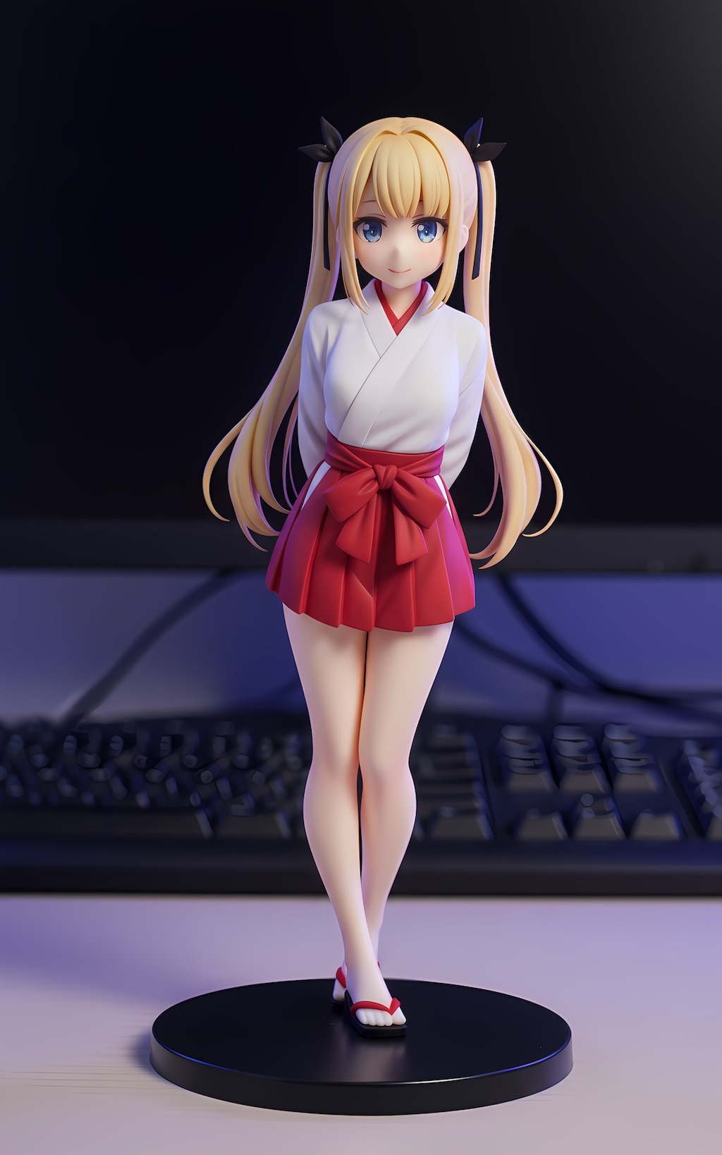 マリー・ローズ 巫女 フィギュア風
