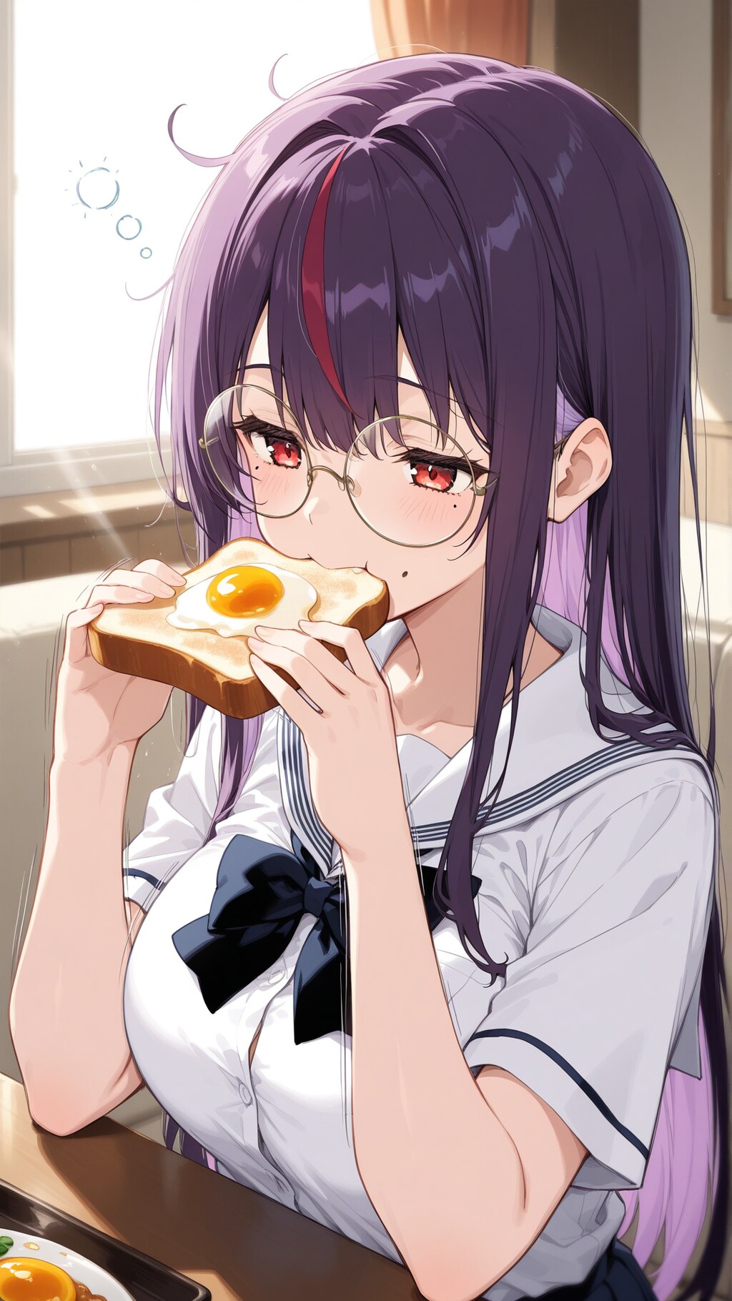 うちの子朝食！