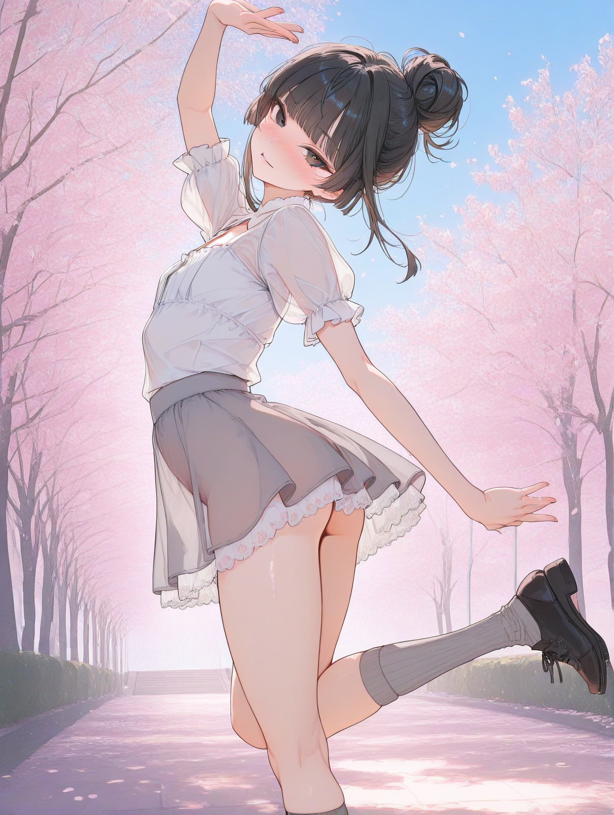 美央とサクラ_お団子 | の人気AIイラスト・グラビア