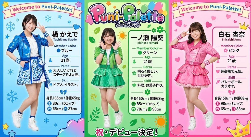 アイドルグループ結成！！Puni-Palette