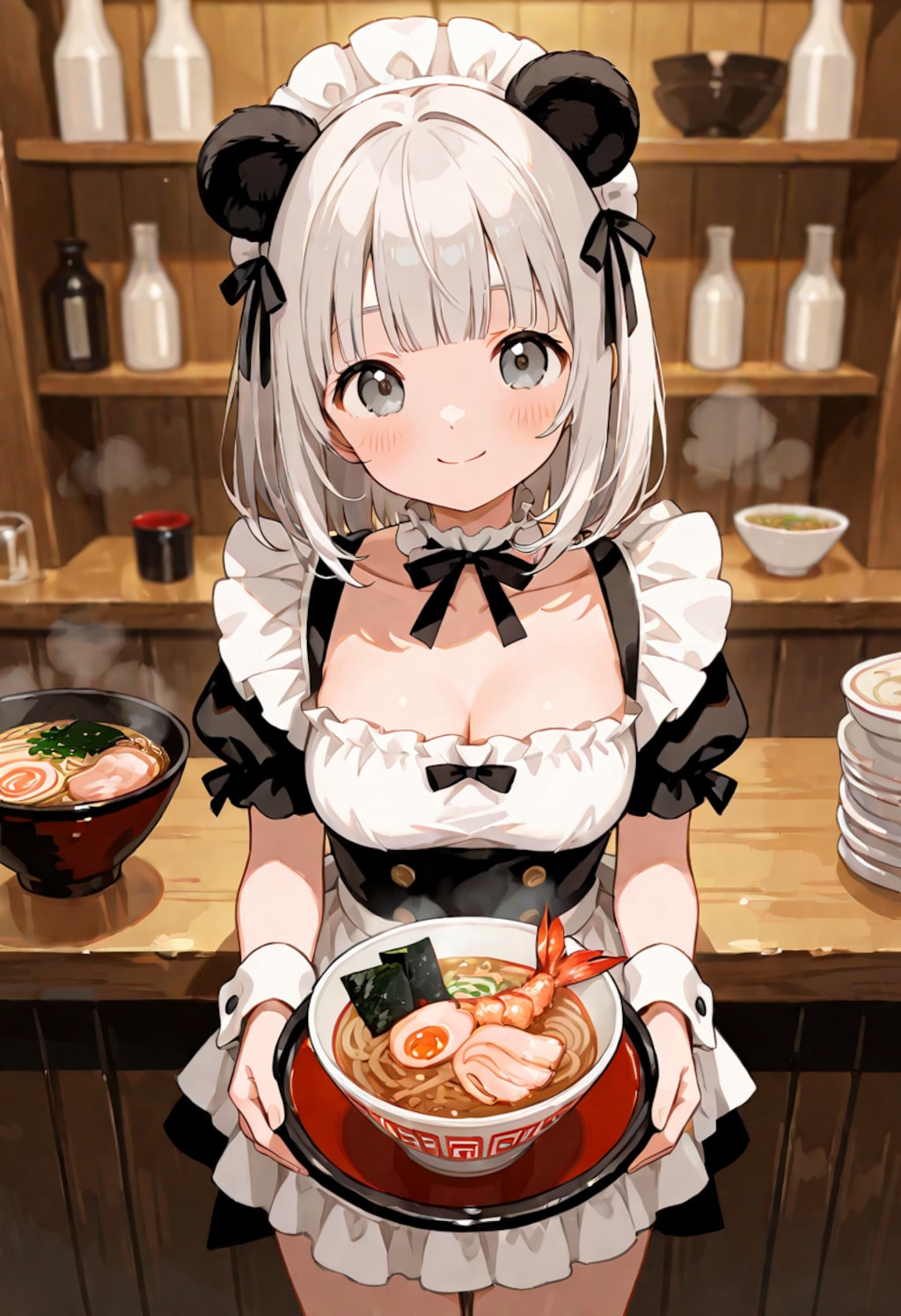 海老魚のラーメンです♪