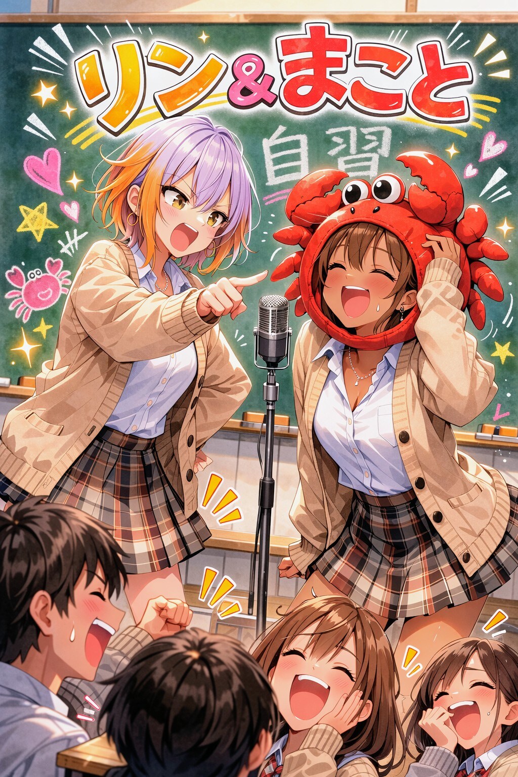 漫才コンビ、リン＆まこと🍖