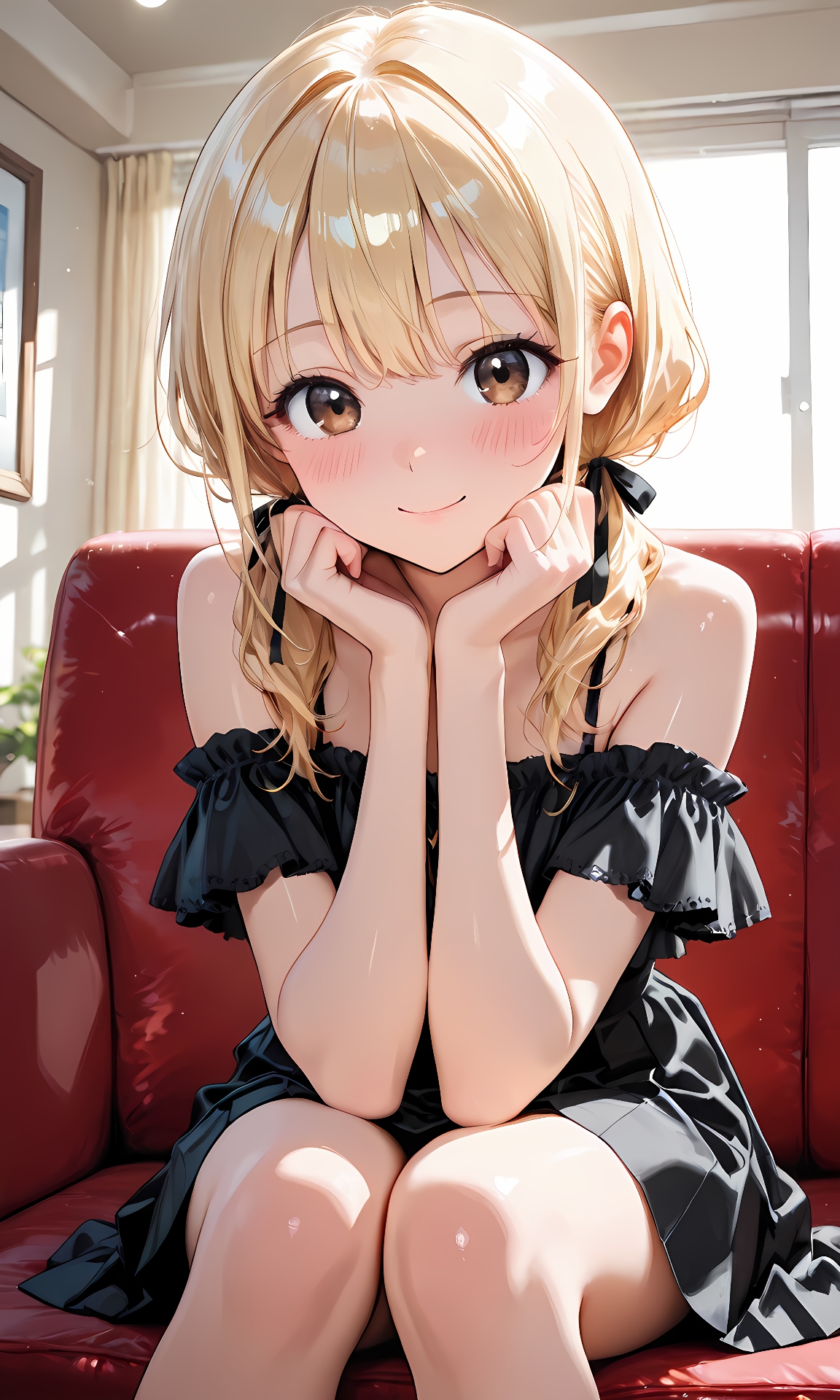 金髪お下げの女の子 | の人気AIイラスト・グラビア