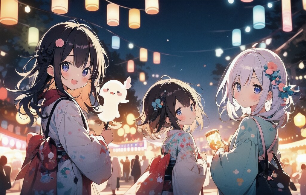 妹とたちとの夏祭り