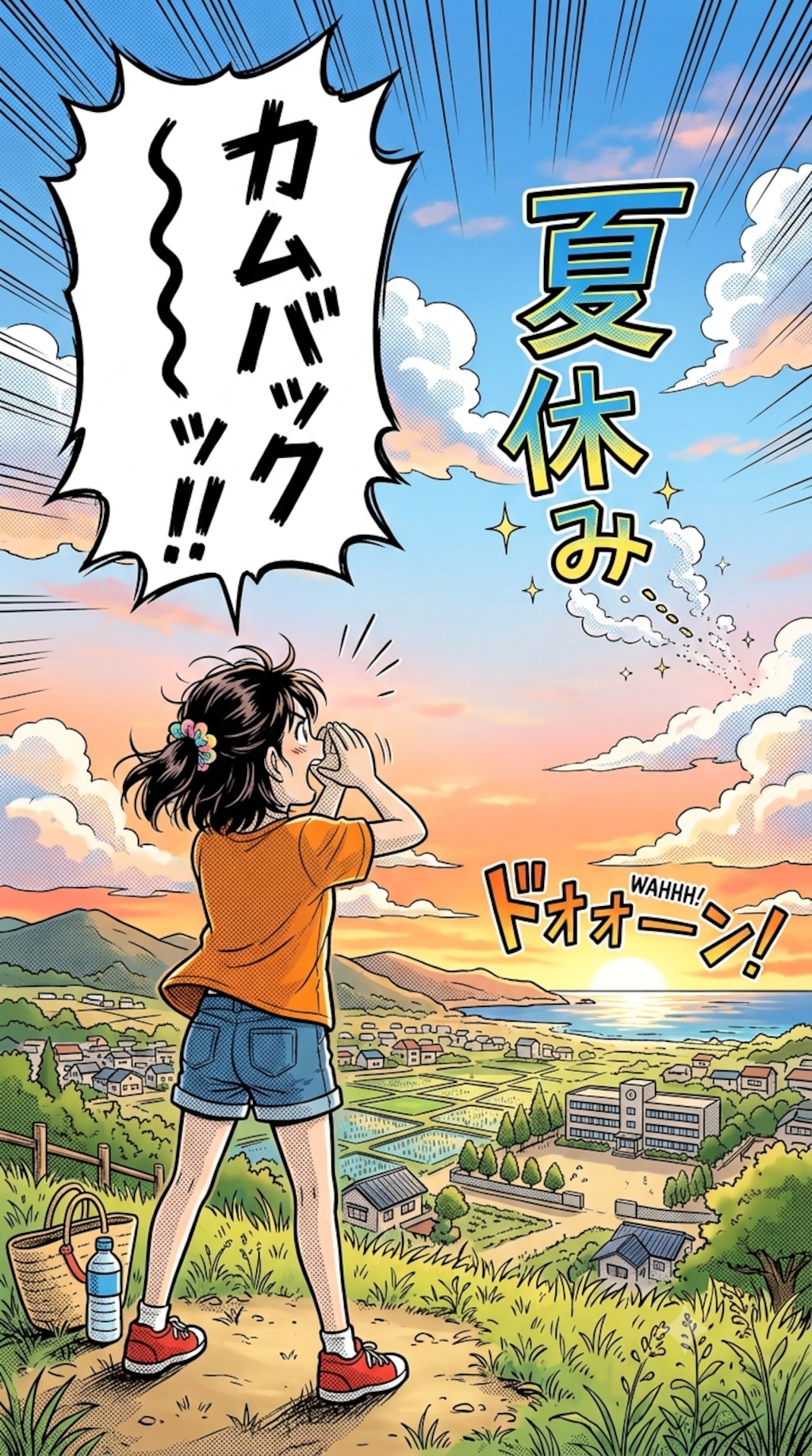 去って行く夏休み