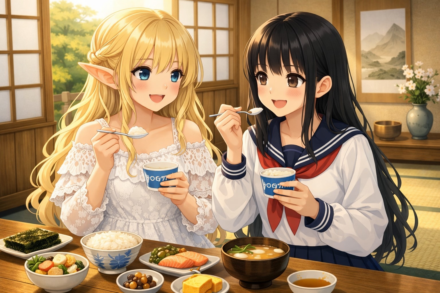 健康に良いのよ。（ヨーグルトの日）