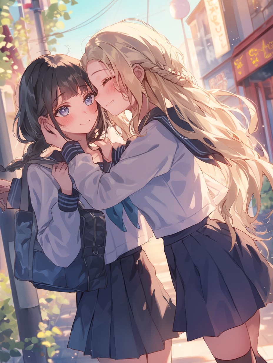 キスしたい二人のJK187