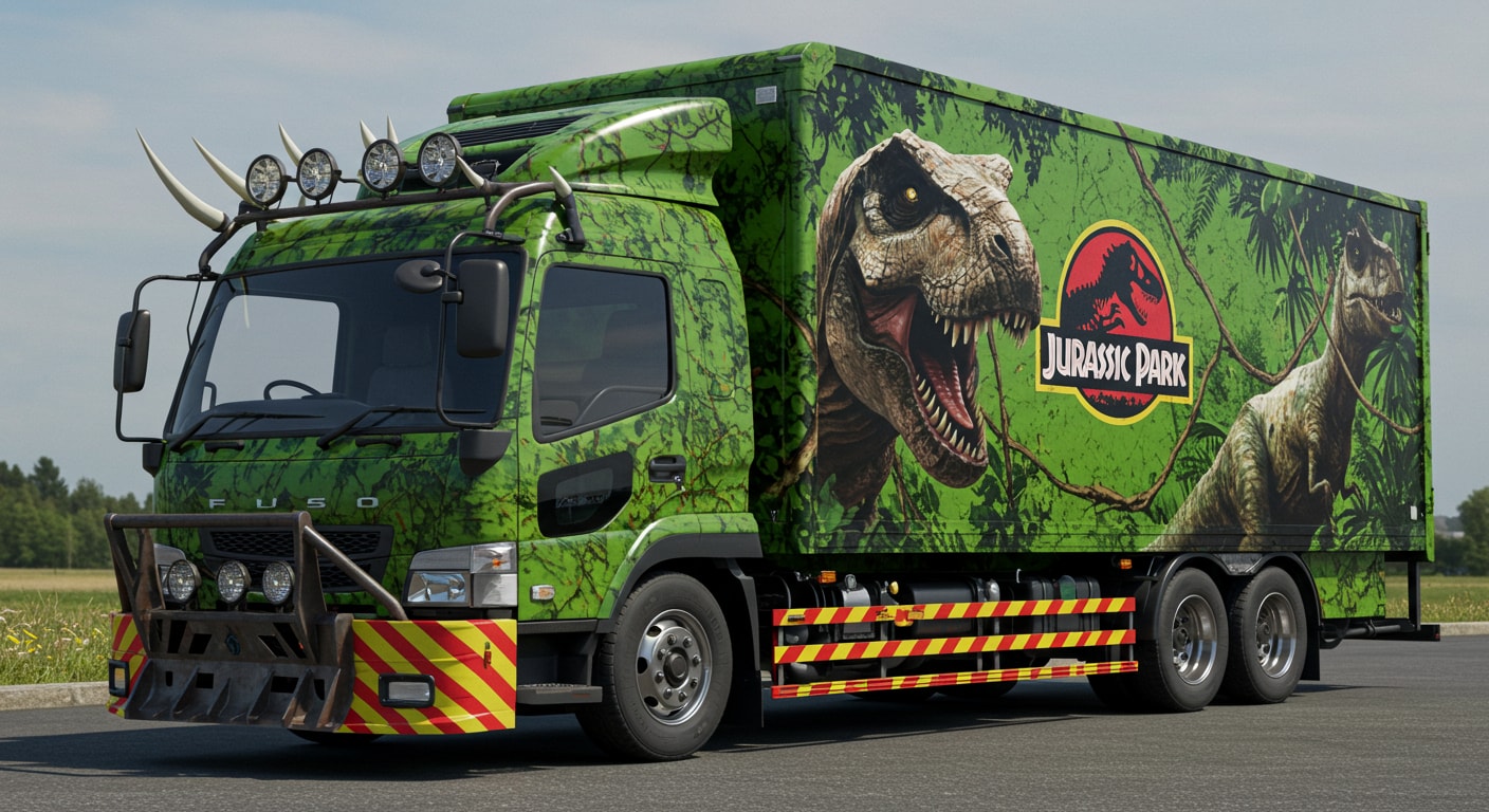 ジュラシックパーク三菱ふそうトラック | の人気AIイラスト・グラビア