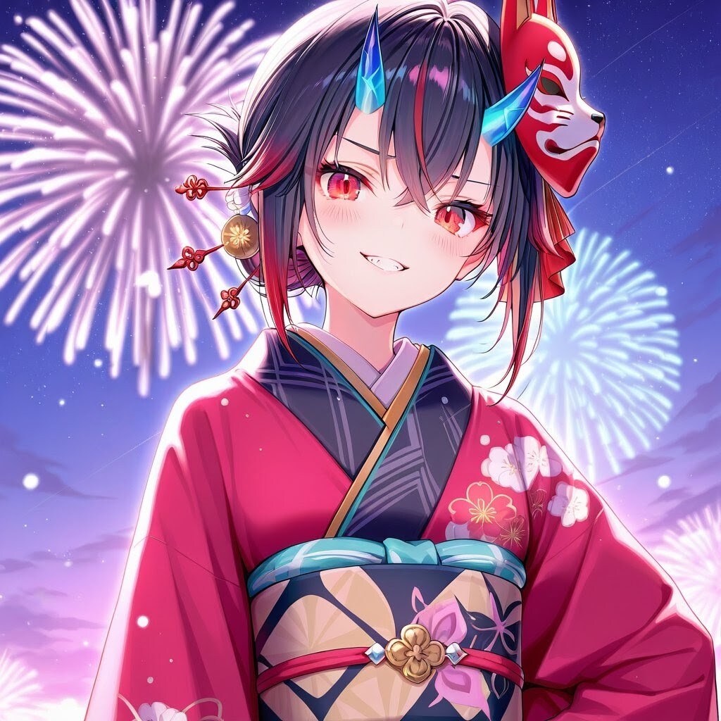 鬼ヶ島流打ち上げ花火 | の人気AIイラスト・グラビア