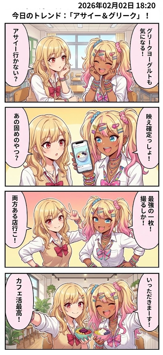 毎日漫画１８時　JKトレンド