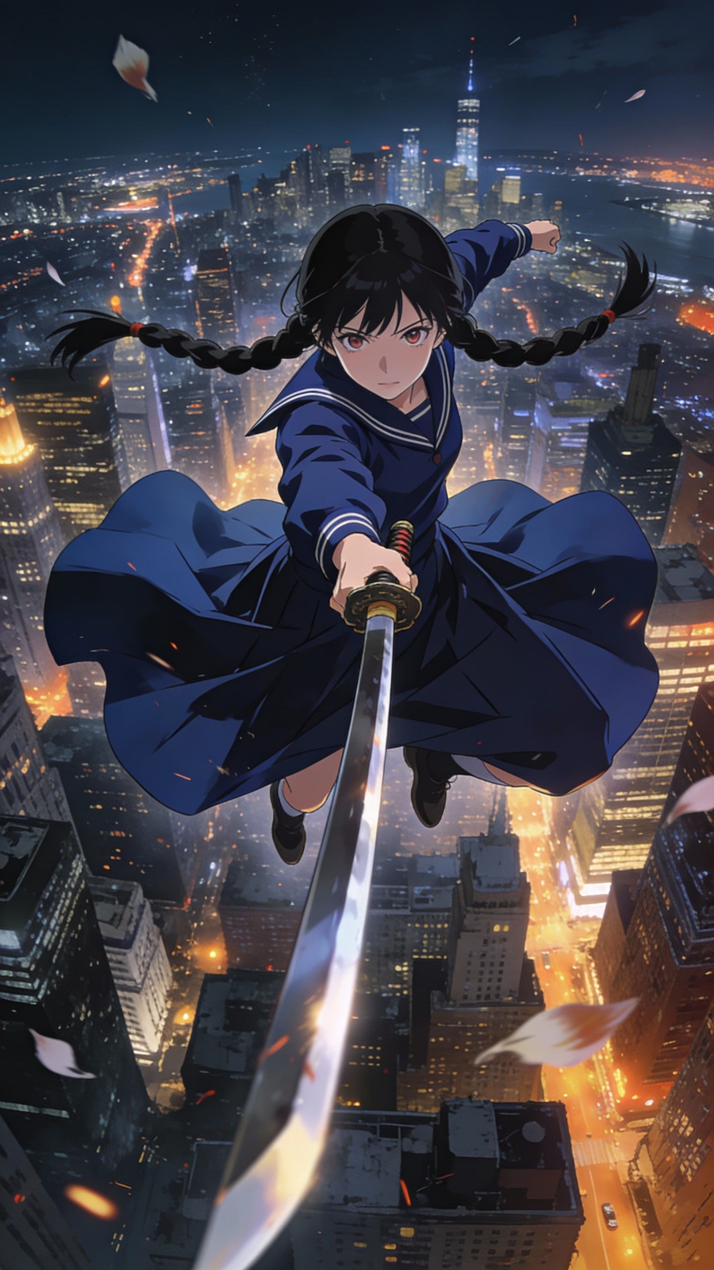 摩天楼に舞う | の人気AIイラスト・グラビア