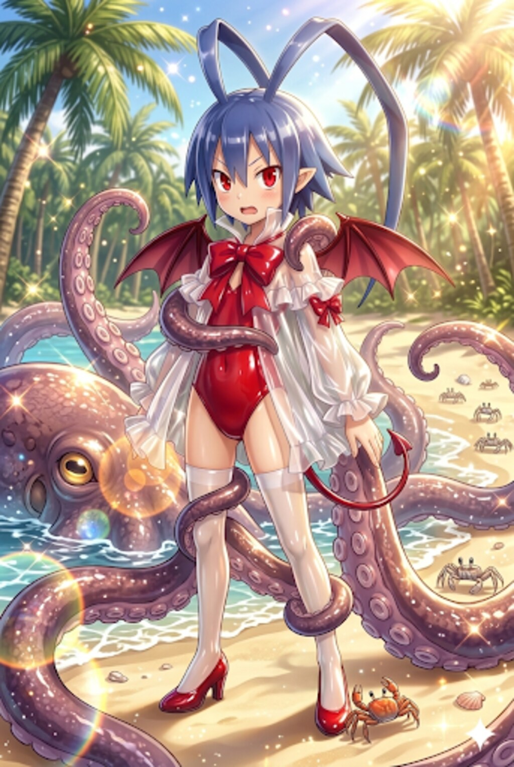 魔界戦記ディスガイア　ラハール　タコ触手