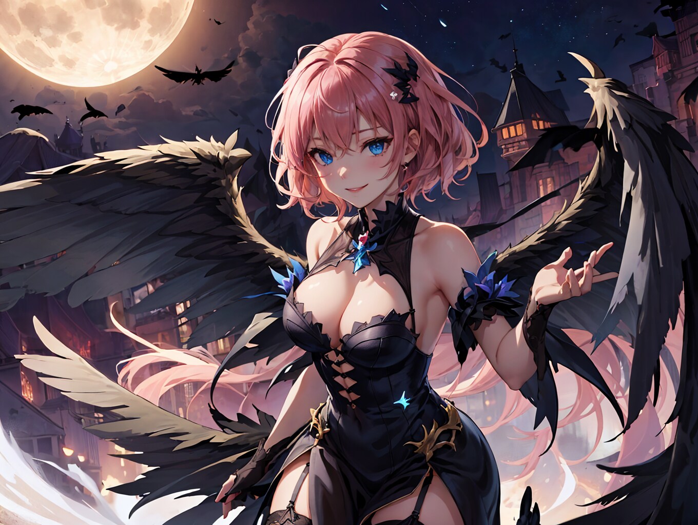 月夜の堕天使