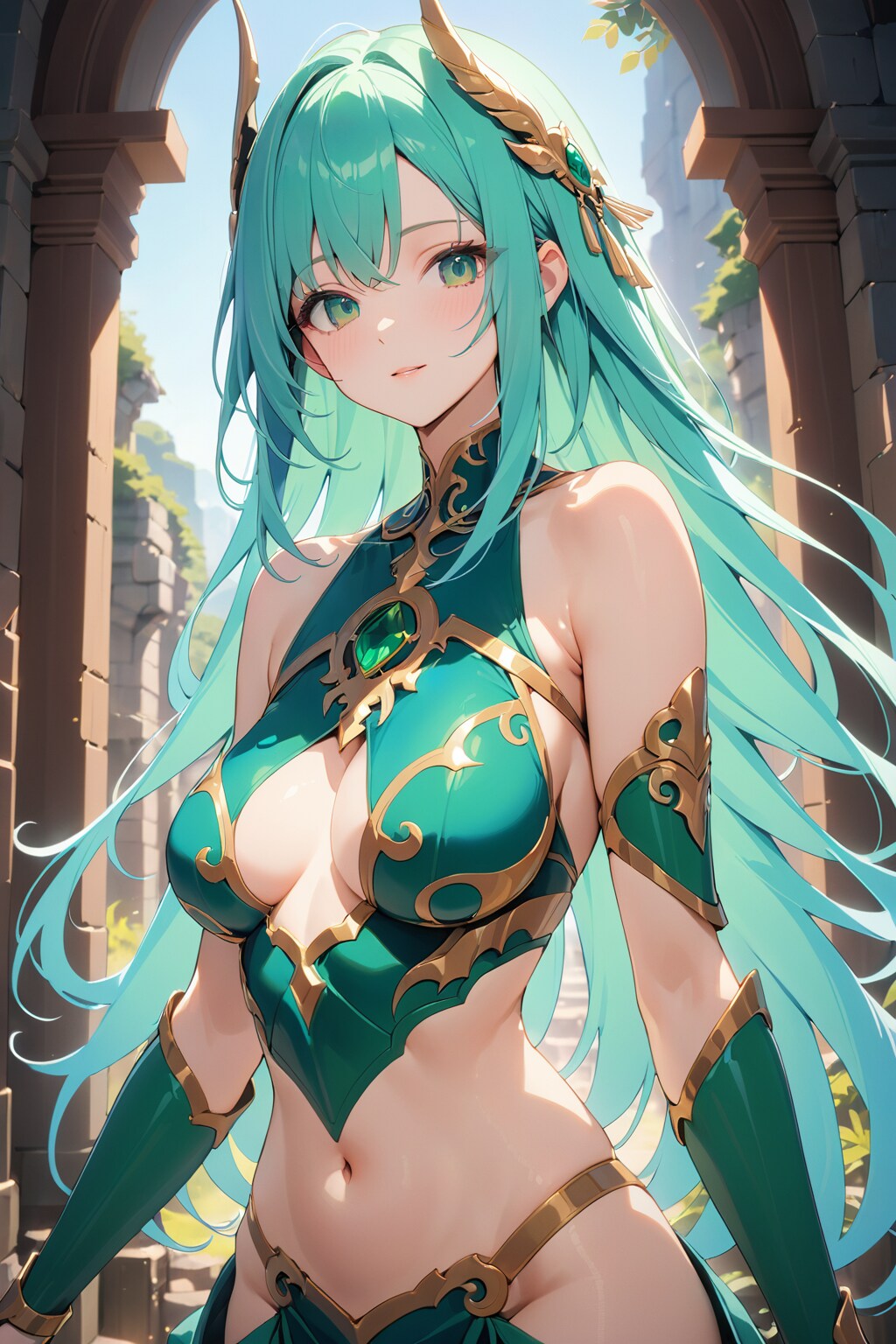 ビキニアーマーのEMERALDちゃん