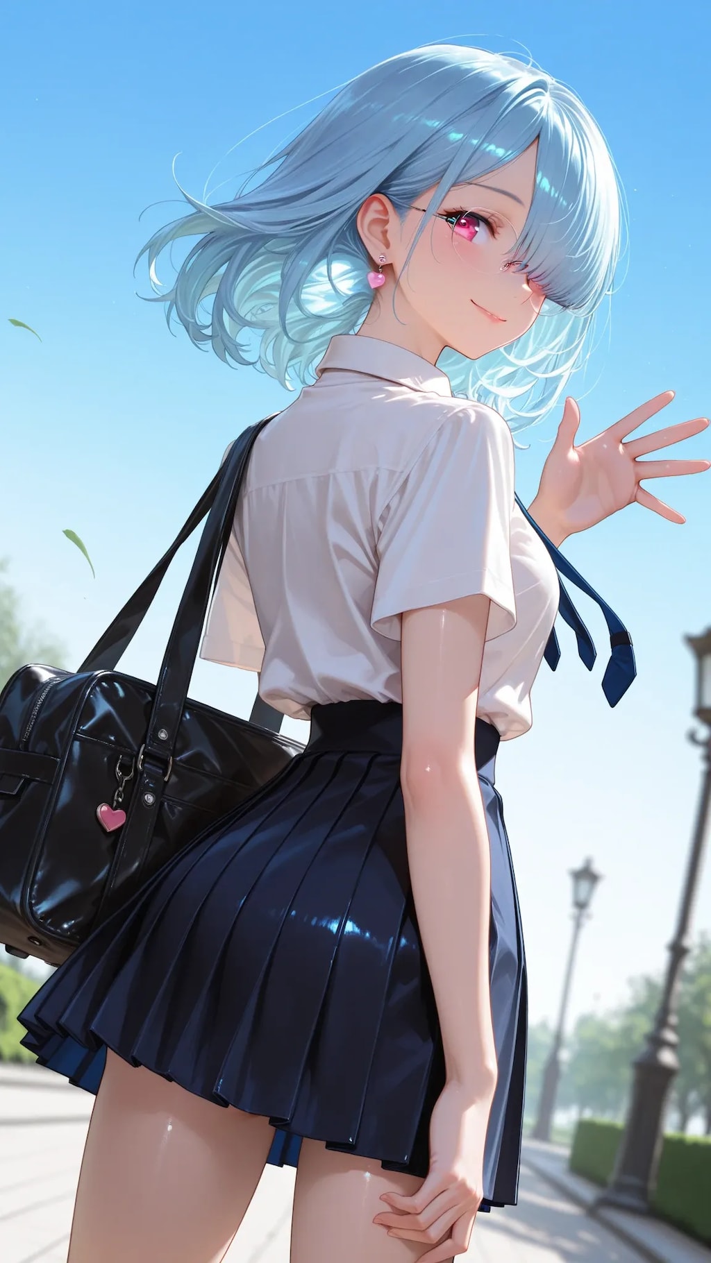 後ろ姿