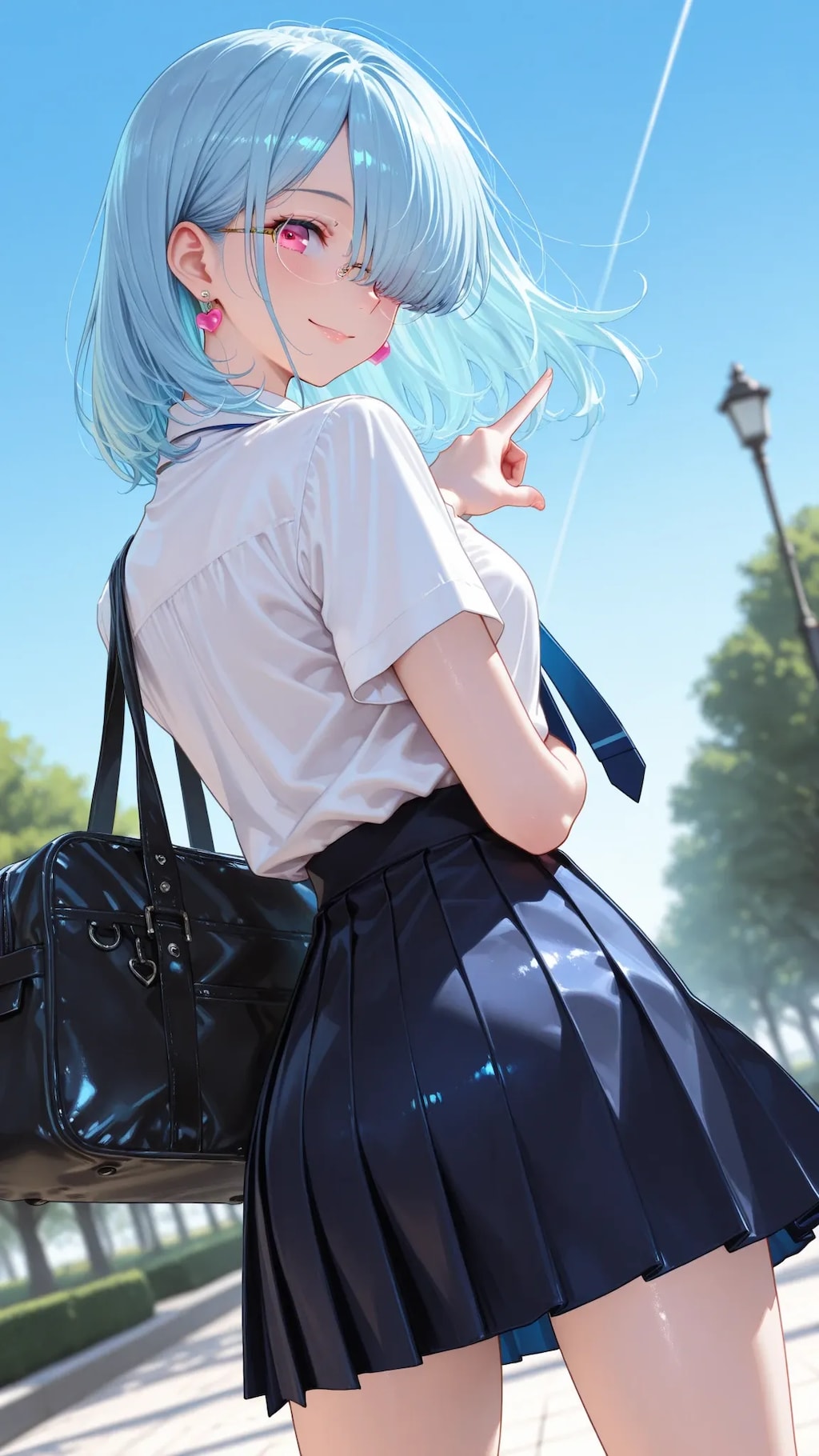 後ろ姿