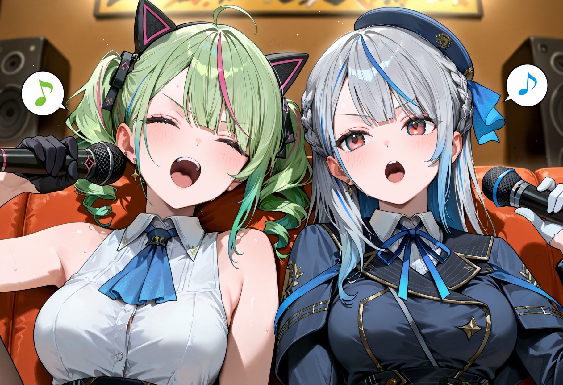 もう1つの『ねぽっくす！』でカラオケ熱唱