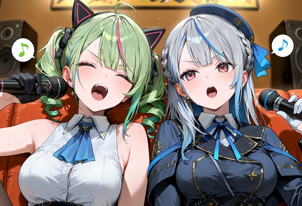 もう1つの『ねぽっくす！』でカラオケ熱唱